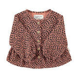 Baby Blouse Pink with Animal Print