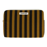 Laptop sleeve | Olive & Blue Stripes