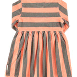 Short Dress Pink & Green Stripes