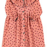 Long Dress Pink with Little Flowers