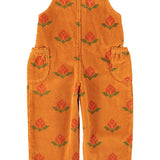 Dungarees Camel with Big Flowers