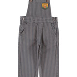 Dungarees Grey with Black Stripes