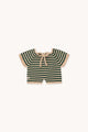 Gommu Big Stripes Short One-Piece | Green