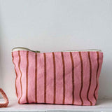 Handbag Medium | Tennis Stripes, Strawberry
