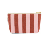 Handbag Medium |  Brick & Marschmallow Stripes