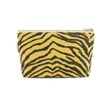 Handbag Medium | Zebra print, Yellow