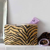 Handbag Medium | Zebra print, Yellow