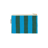 Handbag Small |  Large Stripes, Turquoise & Olive
