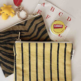 Handbag Small | Tennis Stripes, Yellow