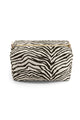 Toilet bag | Zebra print, Greige and Black