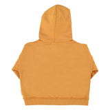 Unisex camel hoodie with logo print