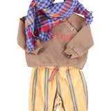 Baby Jogging Pants Sand with Double Stripes