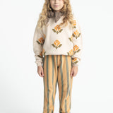 Jogging Pants Sand with Double Stripes