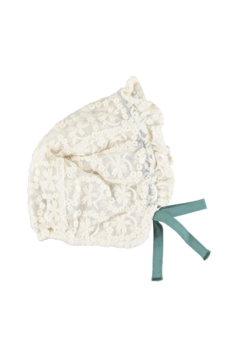 Lace Bonnet Ecru