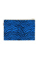 Handbag Big | Zebra print, Blue