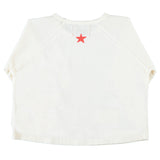 Longsleeve T'shirt Ecru with "here We Go" Print