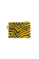 Handbag Small | Zebra print, Yellow