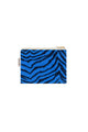 Handbag Small | Zebra print, Blue