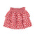 Short skirt | Pink w/ red apples