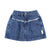 Short skirt | Navy demin