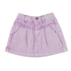 Short skirt | Washed violet