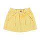 Short skirt | Washed yellow