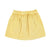 Short skirt | Washed yellow