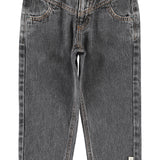Trousers Washed Black Denim