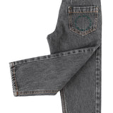 Trousers Washed Black Denim