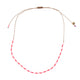 necklace | pink beads