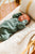 Newborn babygrow | Sage green w/ little stars