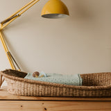 XXL swaddle/blanket | Light green w/ little stars