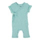 newborn short sleeve babygrow | mint w/ little stars