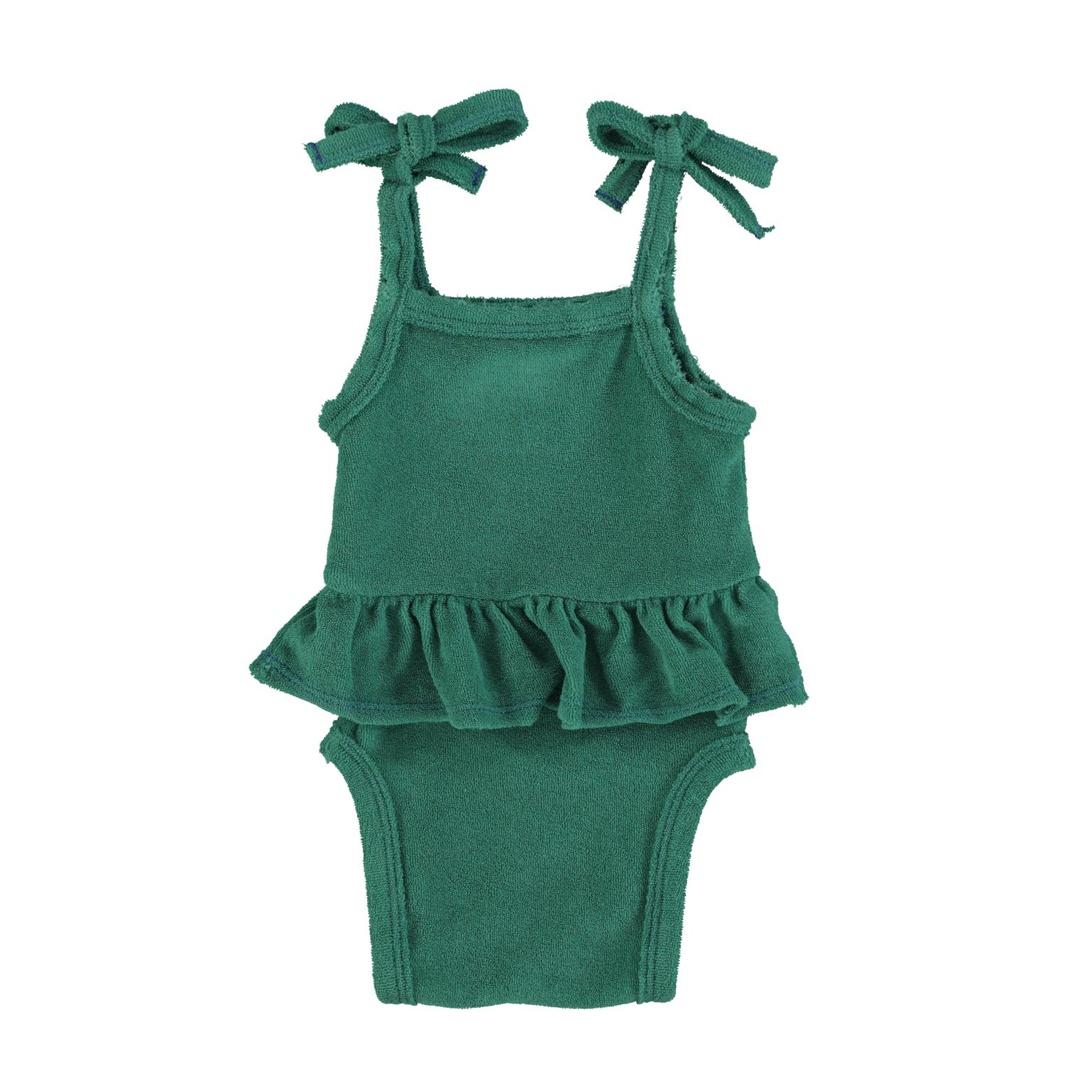 newborn sleeveless body | dark green