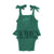 newborn sleeveless body | dark green