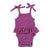 newborn sleeveless body | fuchsia