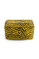 Toilet bag | Zebra print, Yellow