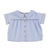 peter pan collar shirt | light blue soft denim