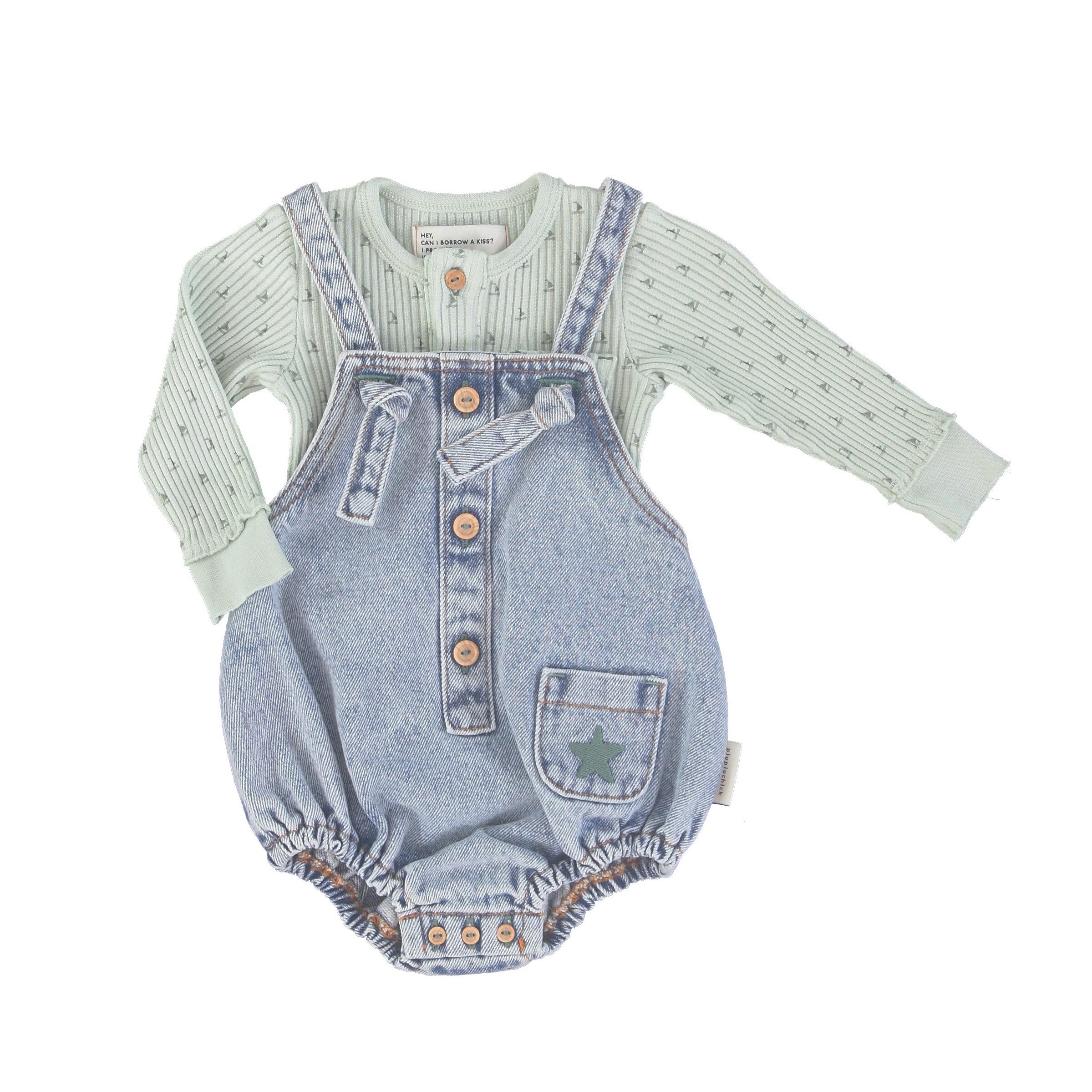 Baby and Kids Jersey Denim Shortie Overall – The Little Clothing Company