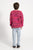 Knitted cardigan | Multicolor fuchsia