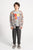 Knitted cardigan | Multicolor grey