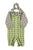 Baby Blouse | Green checkered w/ flowers