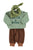 Baby Sweatshirt | Green w/ "rock & roll" print