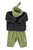 Baby Unisex trousers | Green checkered