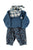 Baby Unisex trousers | Blue w/ animal print