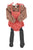 Baby blouse | Light pink & brown flowers
