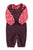 Baby Blouse | Pink checkered w/ flowers