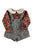 Baby Peter pan collar blouse | Multicolor flowers