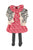 Baby dress | Checkered pink w/ flowers