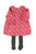 Baby dress | Checkered pink w/ flowers